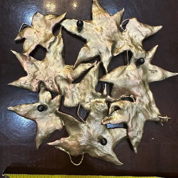 Michael Michaud table art leaf trivets - Picture 3 of 3